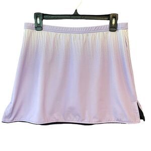 Tail Tech Sz M Lilac Purple Polka Dot Pickleball Golf Tennis Skirt